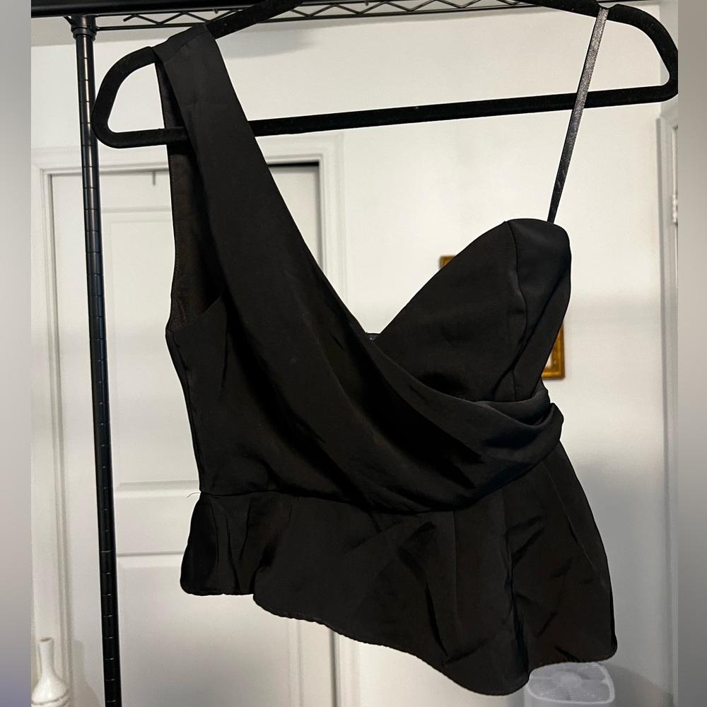 Superdown Black Asymmetrical top